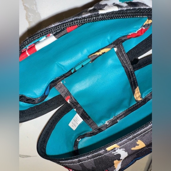 Vera Bradley Splash Floral RETIRED PRINT  Cosmetic Bag Travel Toiletry Bag - Picture 9 of 9